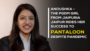 Anoushka after doing PGDM/Business Course from Jaipuria Institute of Management