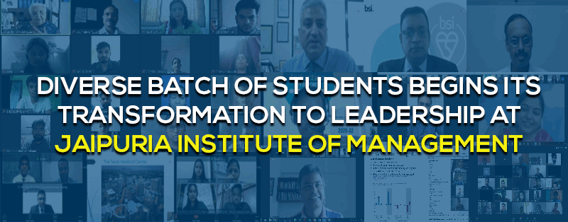Students leadership at Top management college in Jaipuria Institute of Management
