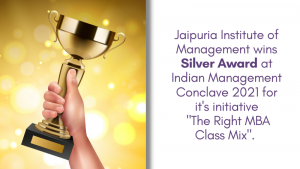 Jaipuria Institute of Management Bags IMC Silver Award at the 11th Indian Management Conclave