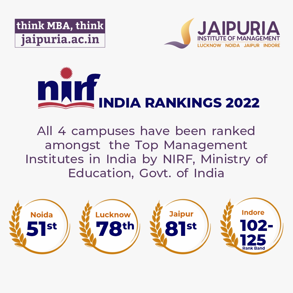 Jaipuria NIRF Rankings