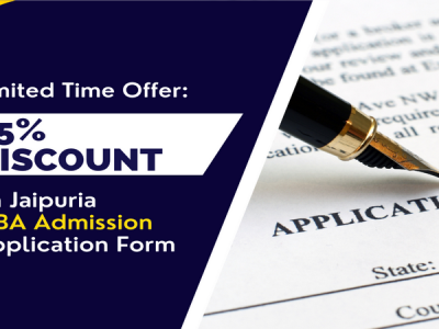 75% Discount on Jaipuria MBA/PGDM Admission Form