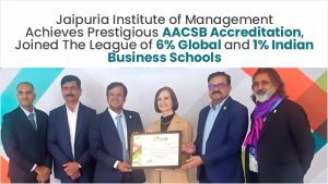 Jaipuria joins top 6% of B-Schools globally and 1% in India with AACSB accreditation