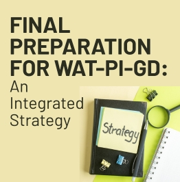 Final Preparation for WAT-PI-GD: An Integrated Strategy