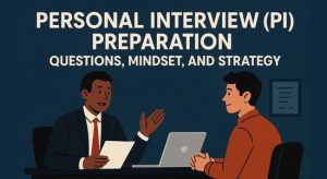 Personal Interview (PI) Preparation: Questions, Mindset, and Strategy