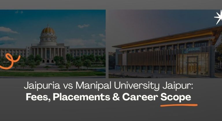 Jaipuria Jaipur vs Manipal Jaipur: Fees, Placements & ROI