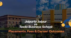 Jaipuria vs Taxila Business School: Placements, Fees & ROI