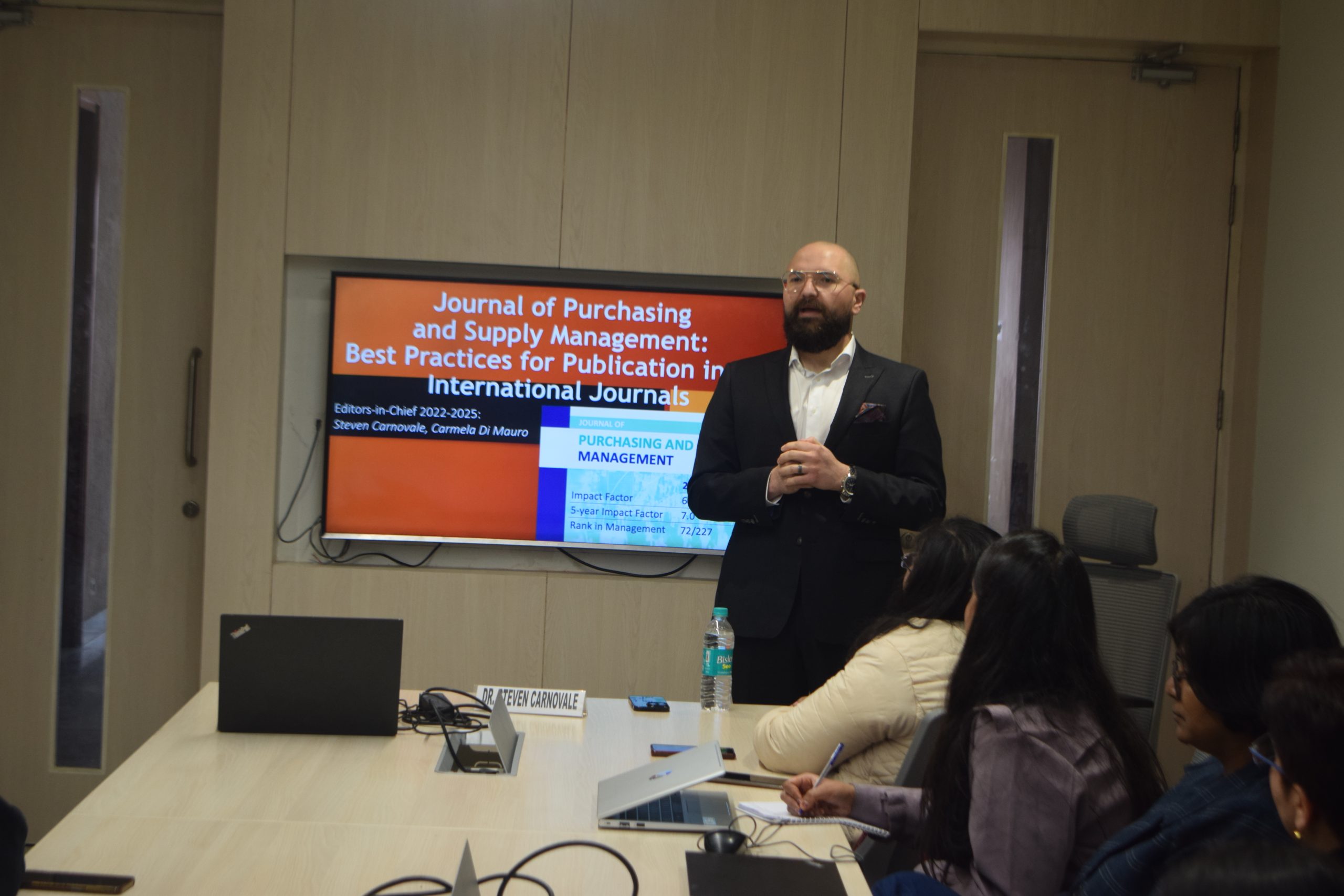 Visit of Dr Steven Carnovale Florida Atlantic University