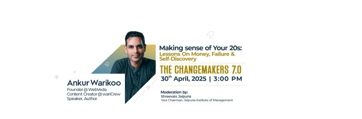 Ankur-warikoo-at-changemakers-7.0-jaipuria-event