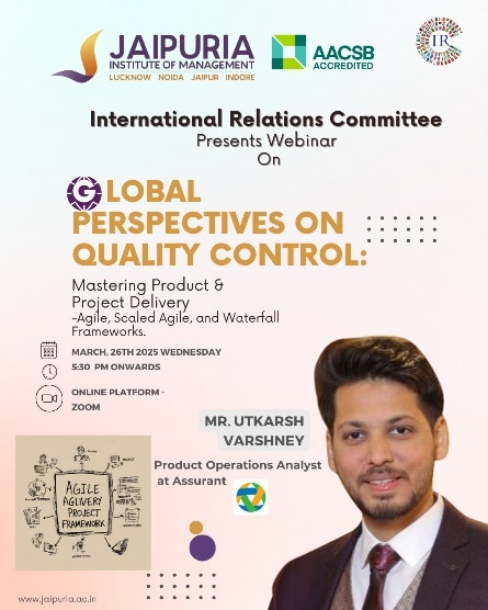 Webinar on Global Perspectives on quality Control Image