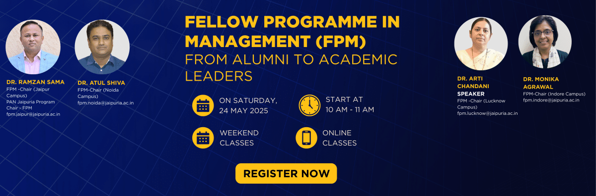 Jaipuria FPM - AICTE Approved Doctoral Level programme