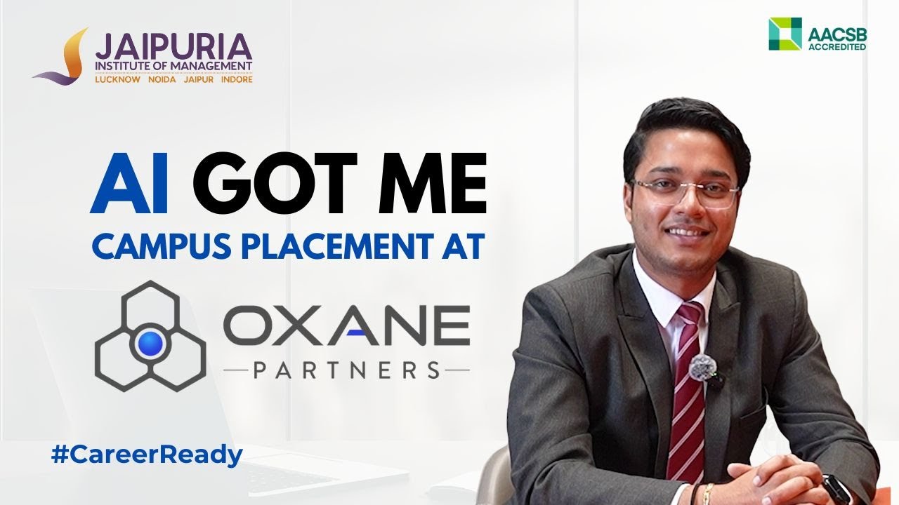 How AI Helped Me Land a ₹13.1 LPA Campus Placement at Oxane Partners MBA