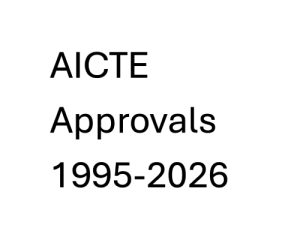 AICTE Approvals 1995-2026