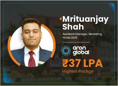 Mrituanjay Shah - Highest package- Mobile