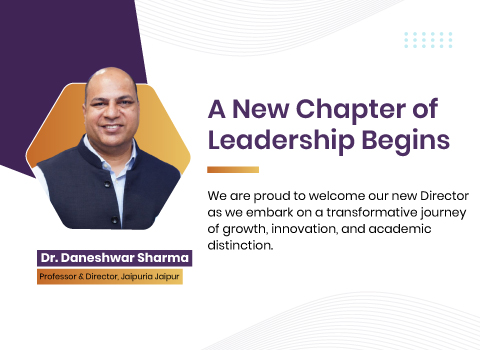 Dr. Daneshwar Sharma Professor & Director, Jaipuria Jaipur