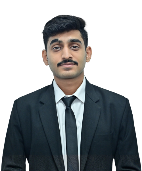 Head-and-shoulders portrait of a man in a black suit and tie against a transparent background for a professional headshot.
