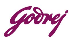 Purple cursive Godrej logo (brand mark)