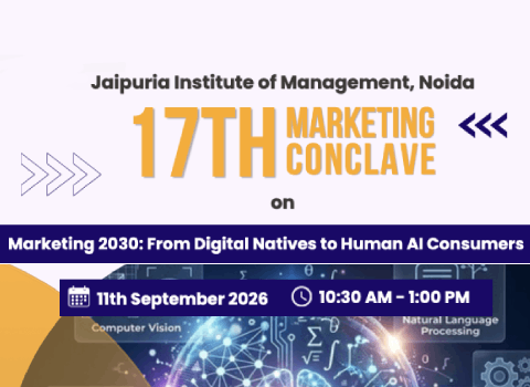 17th Marketing Conclave at Jaipuria Institute of Management, Noida