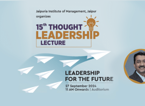 15th Thought Leadership Lecture - Jaipuria Jaipur