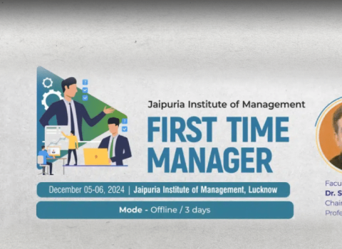 First Time Manager event held at Jaipuria Lucknow